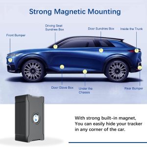 GPS Tracker for Vehicles Cars Long Battery Life up to 12 Months, Strong Magnetic, 10S Instant Updates, Geo-Fence, 4G Real Time Car Tracker Device Hidden Vehicle Tracking Devices, Subscription Needed