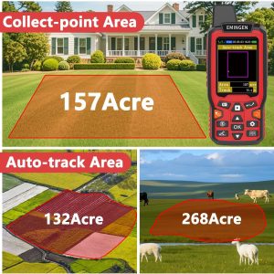 ZL180 Handheld GPS for Surveying, High Precision Rugged Land Surveying Equipment for Ranches, Garden, Farmland and Parking Area Distance Measurement